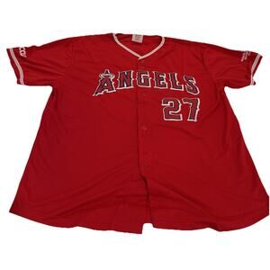 Angels Promo Jersey Men XL Mike Trout #27 MVP Rookie Of The Year